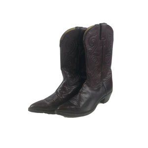 Womens Tony Lama Western Cowgirl Boots Fancy 7.5